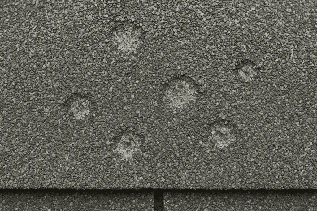 Damage close-up